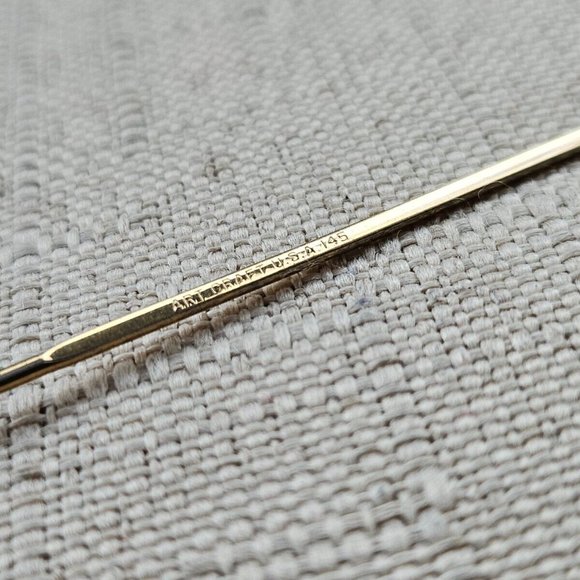 Art Craft USA Glasses Frame Vintage Eyeglasses Rimless Frame Gold Tone Frame - Picture 11 of 13